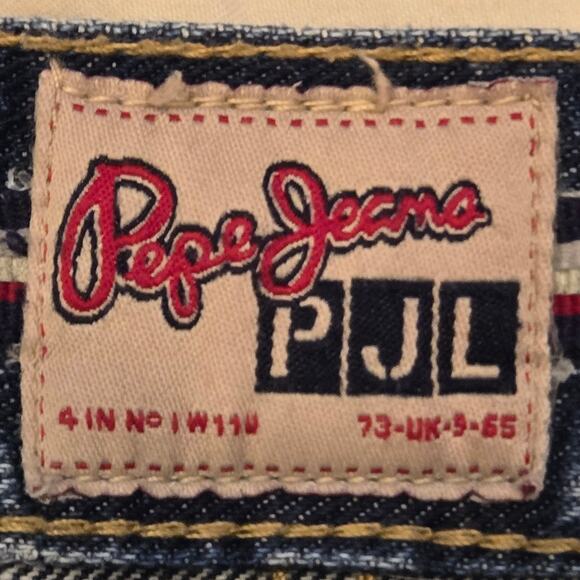 Vintage PJL Size 36x33 Blue Heavy Denim Pepe Jeans London Y2K - Picture 3 of 15